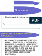Funciones Financieras Sesión 1