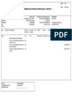 Conformidad de Entrega de Mercancia / Servicio