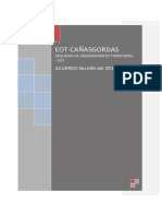 EOT-Cañasgordas aprueba Esquema de Ordenamiento Territorial