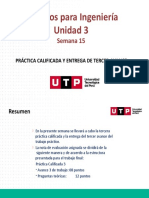 Procesos para Ingeniería - Semana 15 (Unidad 3)