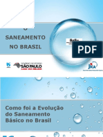 Evolução do Saneamento no Brasil