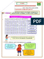 ACTIVIDAD DE TUTORÍA Viernes 22 de Octubre