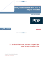 Evaluación Como Mejora de La Calidad Educativa - MEC