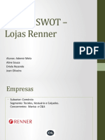 Análise SWOT - Lojas Renner