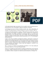 Historia Psicología Industrial