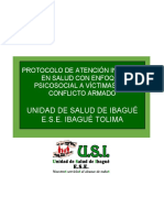 Protocolo de Atención Integral en Salud Con Enfoque Psicosocial A Víctimas Del Conflicto Armado