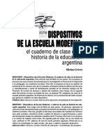 Cuadernos de clase en la educación argentina