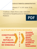 Ley de Simplificacion de Trámites Administrativos Mejor