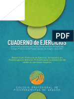 Cuaderno de Ejercicios Anexo III Protolo de Ajercicio Terapeutico en FT en AP para Prevencion de Caidas en Personas Mayores