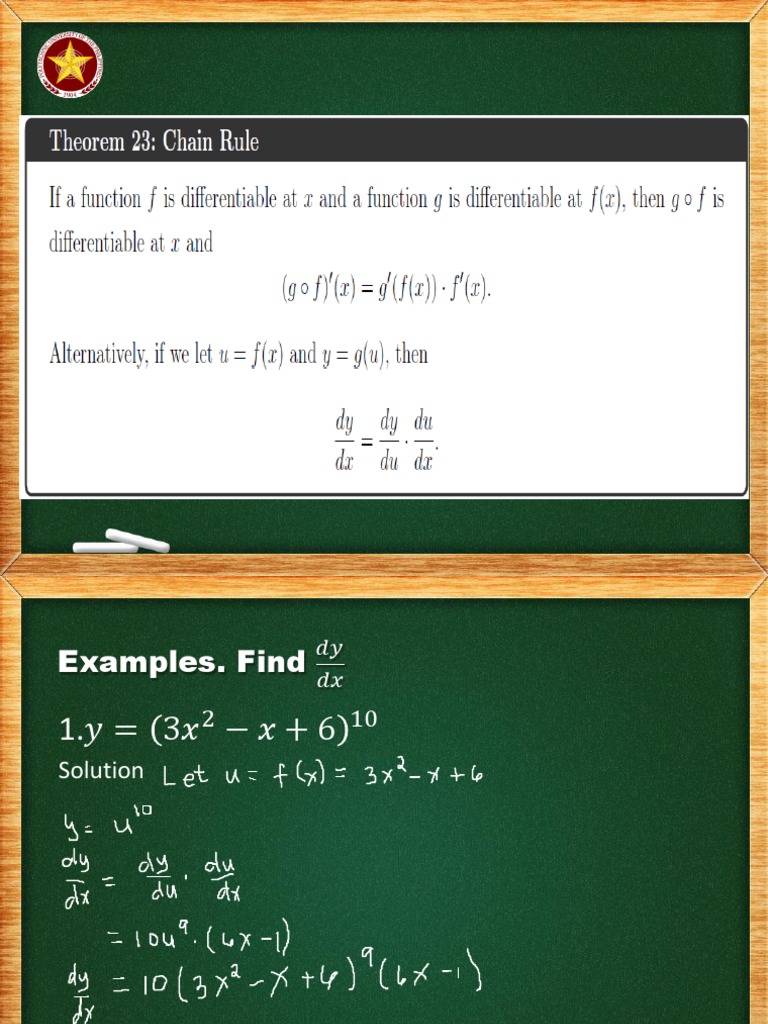 Lecture 4 - Chain Rule For Differentiation | PDF