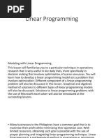 Linear Programming