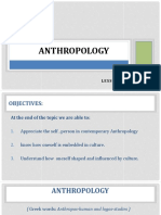 Understanding the Psychological Self in Anthropology