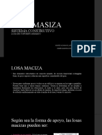 Losa maciza: definición, tipos, componentes y proceso constructivo