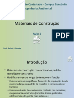 Materiais de Construção - Aula 1