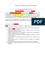 ESTATUTO DO DIRETÓRIO ACADÊMICO DE ENGENHARIA QUÍMICA- Modificado