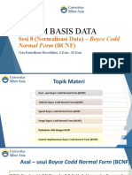 Sistem Basis Data - Sesi 8
