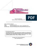 Jurnal Counseling Care Volume 1, Nomor 2, Bulan Oktober, 2017