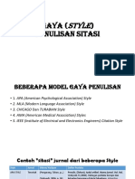 Materi 5 Gaya Penulisan