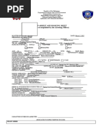 PNP Arrest and Booking Sheet | PDF | Criminal Justice | Crime & Violence