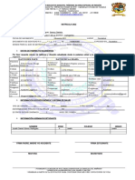 Formato de Hoja de Matricula 2022