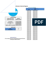 Convert Coordinates between UTM and Decimal Degrees