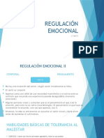 REGULACIÓN EMOCIONAL Contenidos Adicionales para 2da Clase