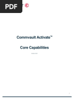 Commvault Activate Capabilities - Oct 2021