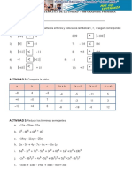 Evaluación de Matemática 6°A - Unidad 7