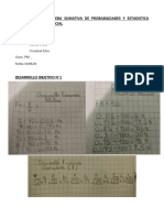 Desarrollos de Prueba Sumativa de Probabilidades y Estadisticas (Electivo)