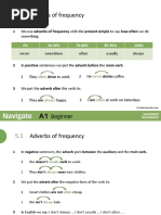 Lesson 5 (Frequency Adverbs, WH Questions, Present Simple)