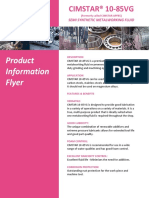 Product Information Flyer: CIMSTAR® 10-85VG