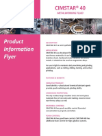 Product Information Flyer: Cimstar® 40