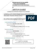 Certificado