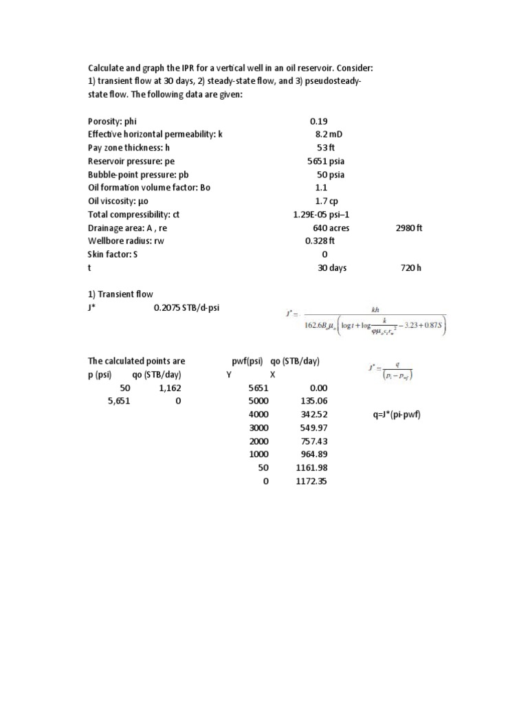 IPR PDF Petroleum Reservoir Pressure