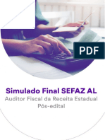Sem Comentario - Simulado Final Sefaz-Al - Auditor Fiscal Da Receita Estadual - 16-10