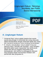 Lingkungan Hukum, Teknologi, Akuntansi Dan Politik