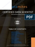 Datamites Certified Data Scientist Brochure PDF