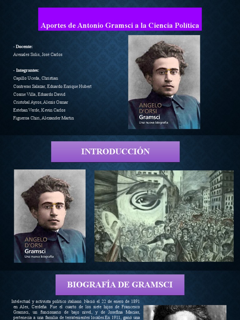 Aportes de Gramsci a la Ciencia Política | PDF | Antonio Gramsci ...