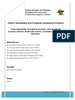 Asignación #1. Introducción Formulación y Evaluación de Proyectos