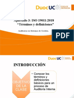 Nº3 - Apartado 3 de La ISO 19011 - 2018 Términos y Definiciones