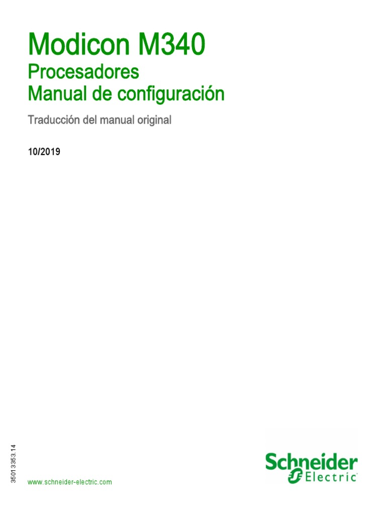 Modicon M340 | PDF | Controlador lógico programable | Software