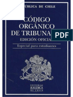 c. Orgánico de Tribunales