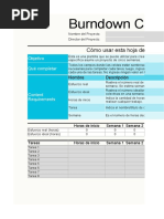Gráfico Del Trabajo Pendiente (Burndown Chart)