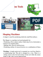 Machine Tools: Shapers, Planers and Slotters Explained