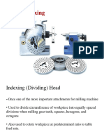Milling Indexing Head Operations