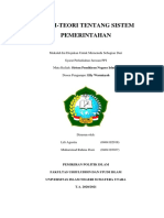 Teori Sistem Pemerintahan PDF