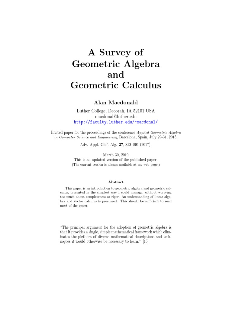 GA&GC | Download Free PDF | Spin (Physics) | Basis (Linear Algebra)