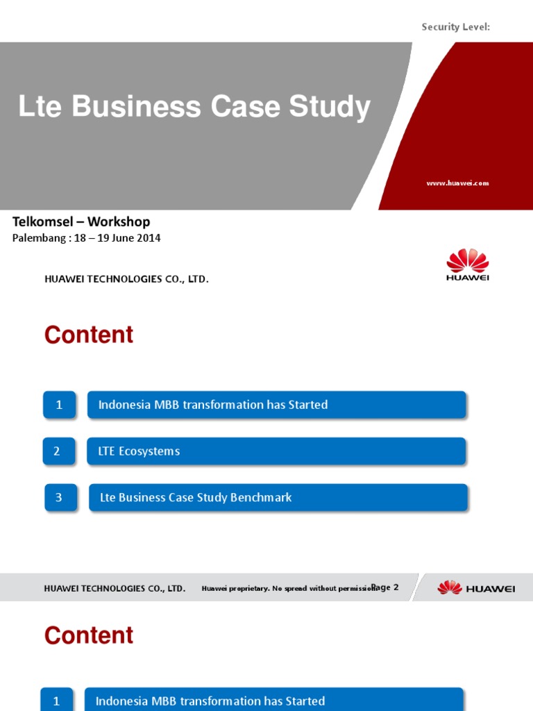 Lte Business Case Study V 1 Pdf Lte Telecommunication Mobile App