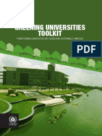 Greening Universities Toolkit: Transforming Universities Into Green and Sustainable Campuses