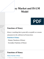 Money Market and is-LM Model